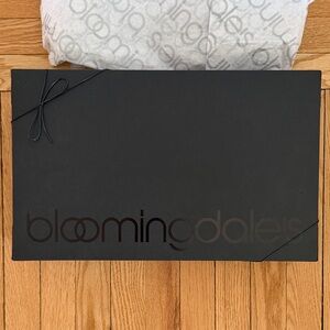 Bloomingdale's Black Gift Box with Branded Tissue